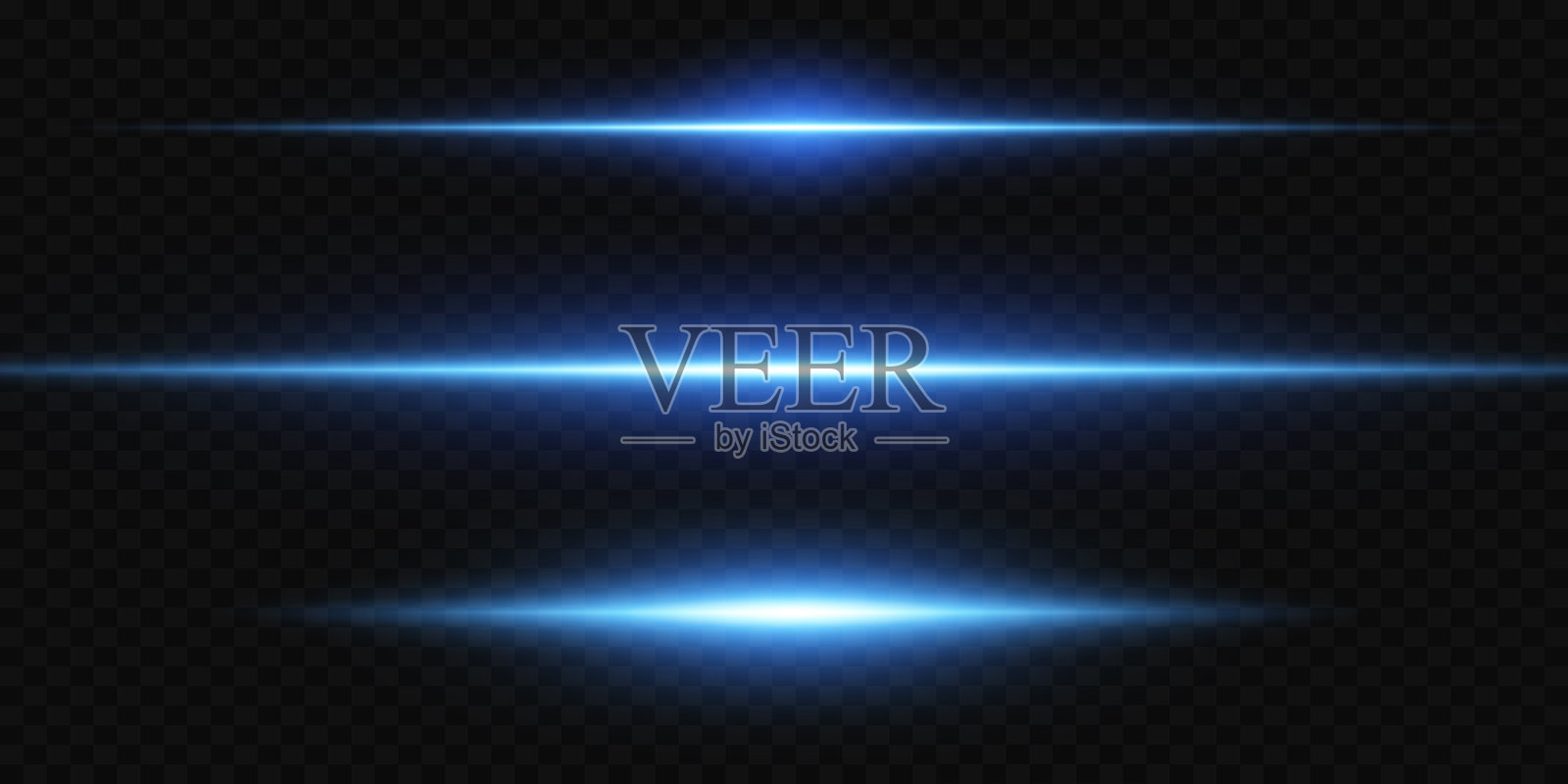 速度效果。光线、速度和运动的线条。霓虹光束。矢量光晕。EPS 10。插画图片素材