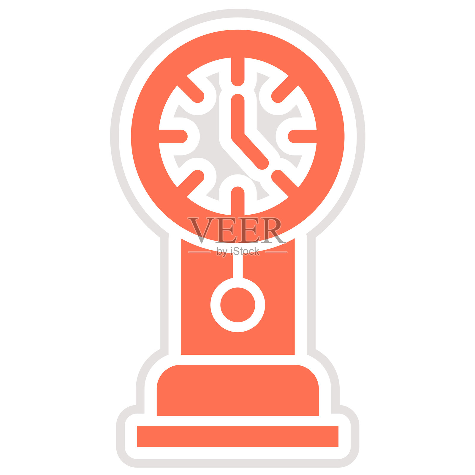 时钟矢量图标设计插图插画图片素材