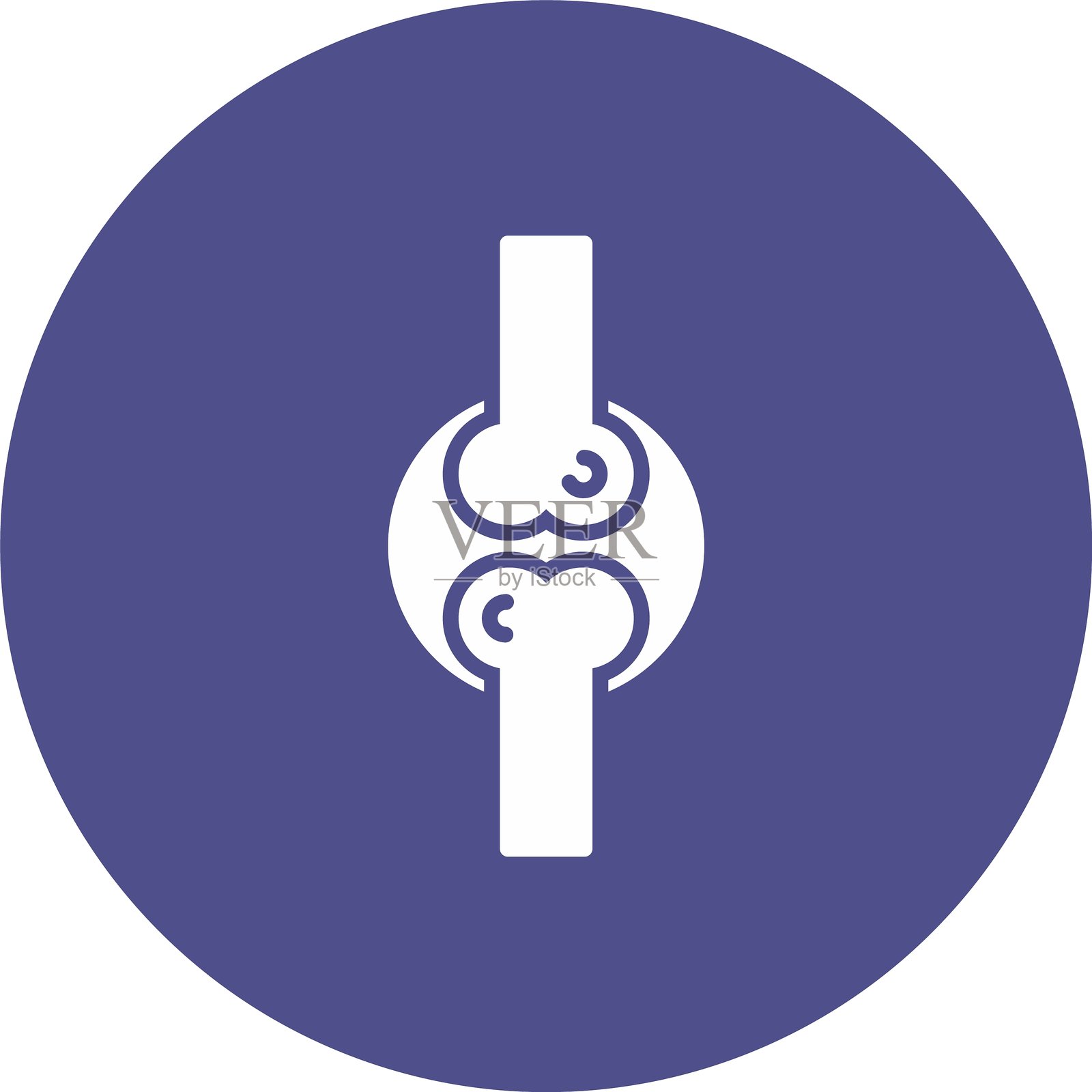 椎间盘突出图标插画图片素材