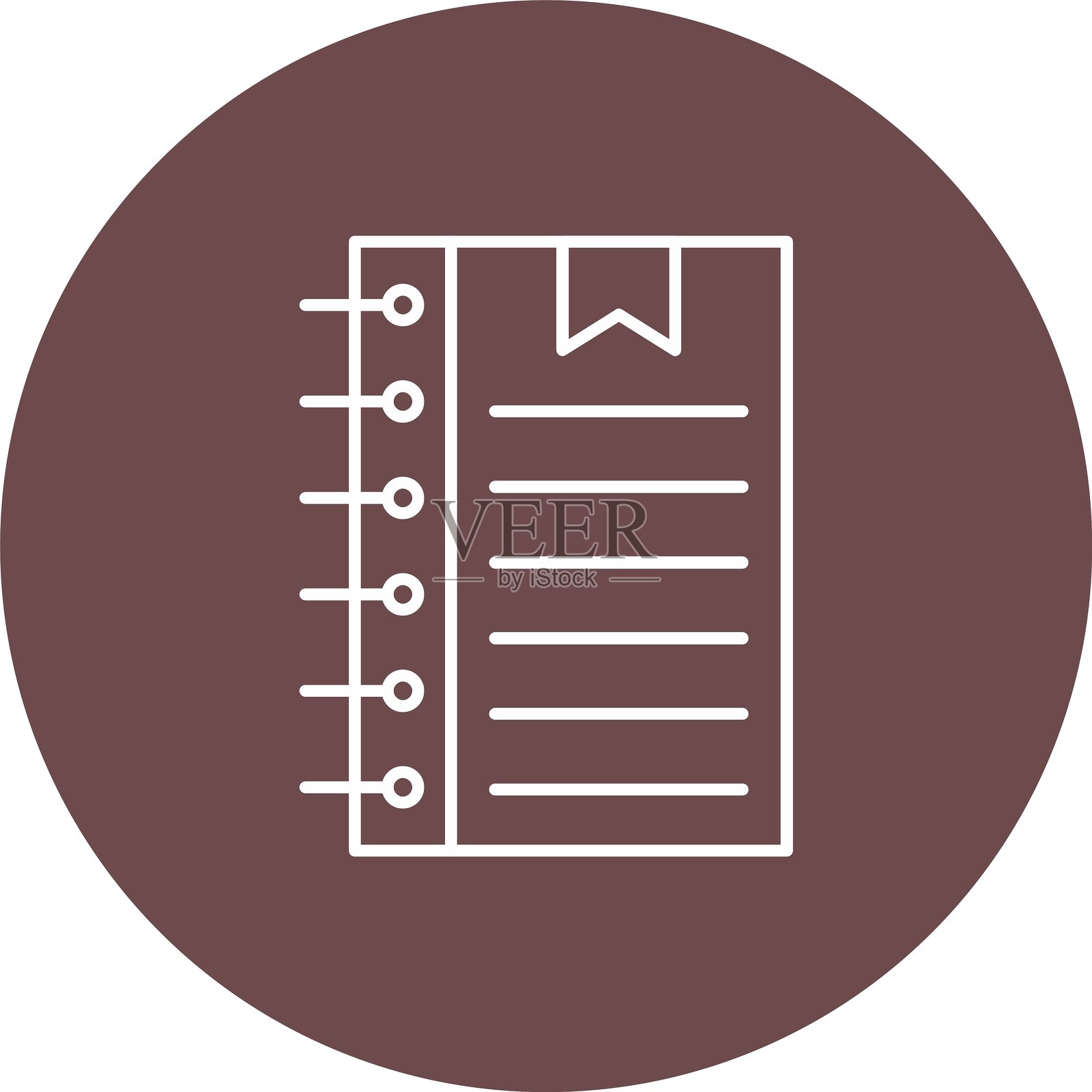 笔记本图标插画图片素材