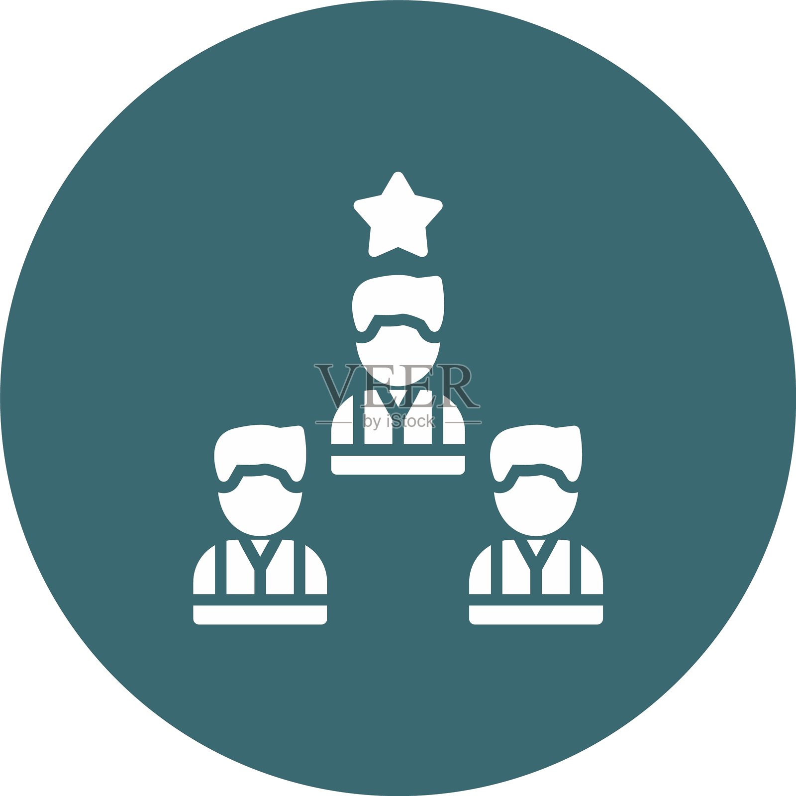 领导者图标插画图片素材