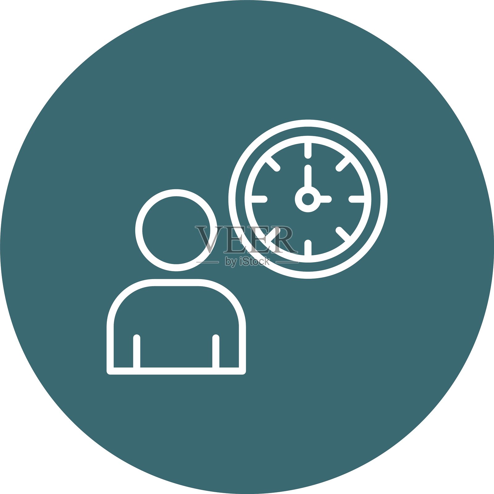 工作时间图标插画图片素材