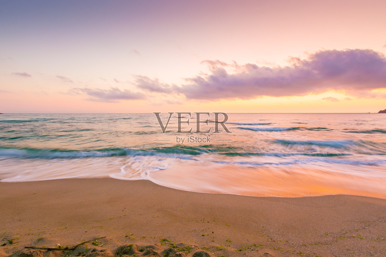 海边的暑假照片摄影图片