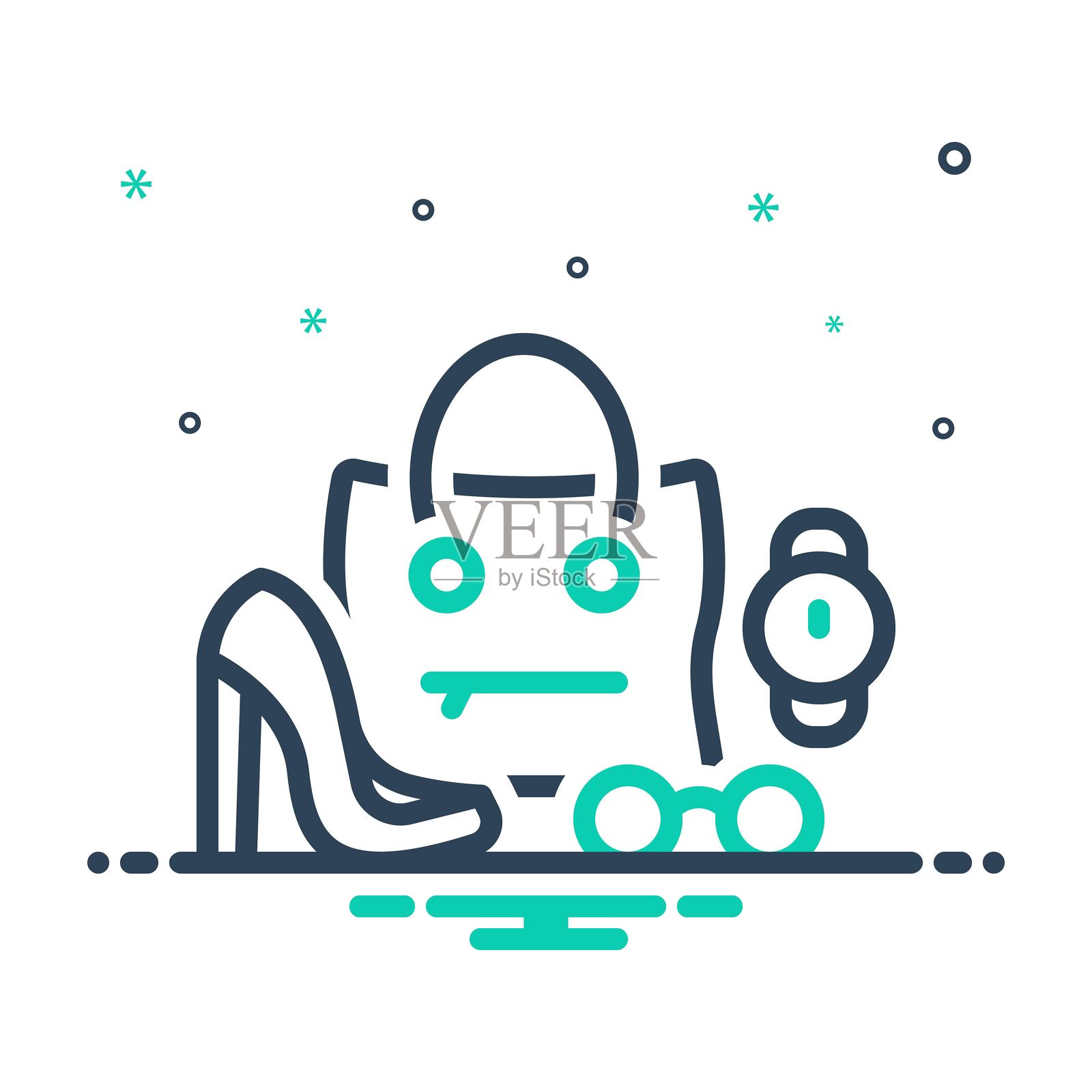 配饰物品插画图片素材