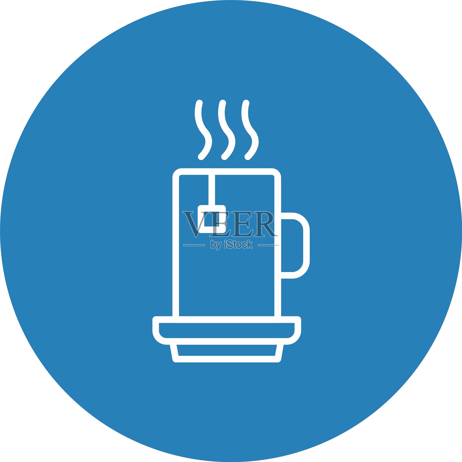 茶杯图标插画图片素材