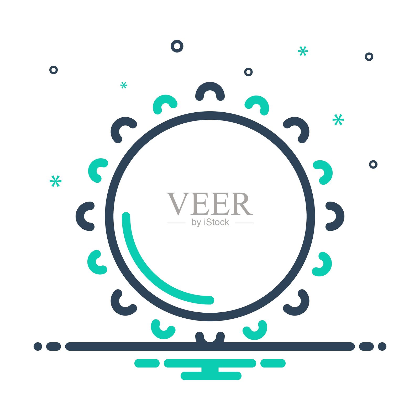 夏日阳光插画图片素材