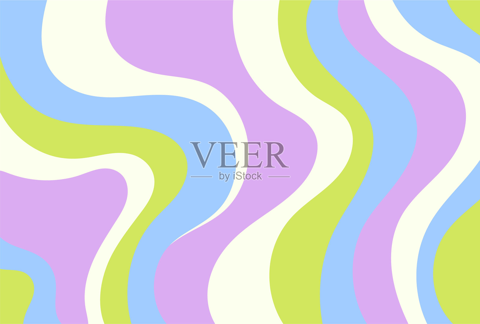 复古波浪抽象背景插画图片素材