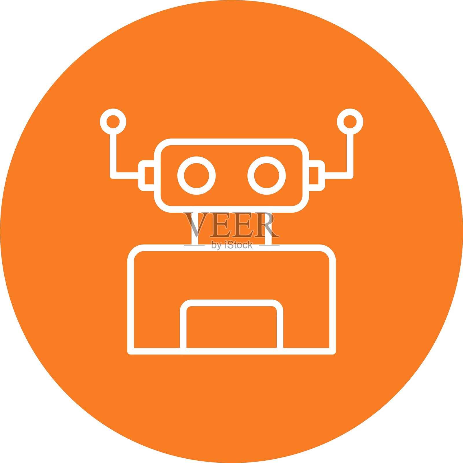 机器人图标插画图片素材