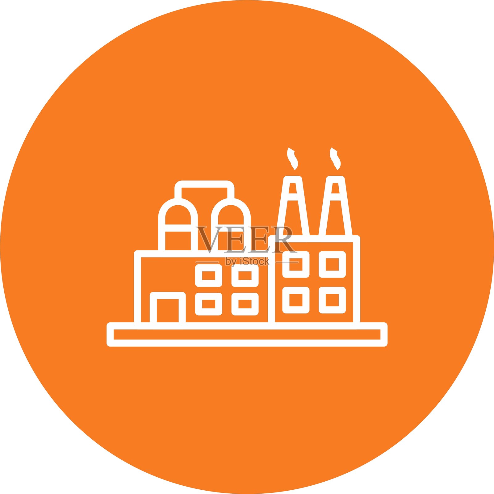 工厂图标插画图片素材