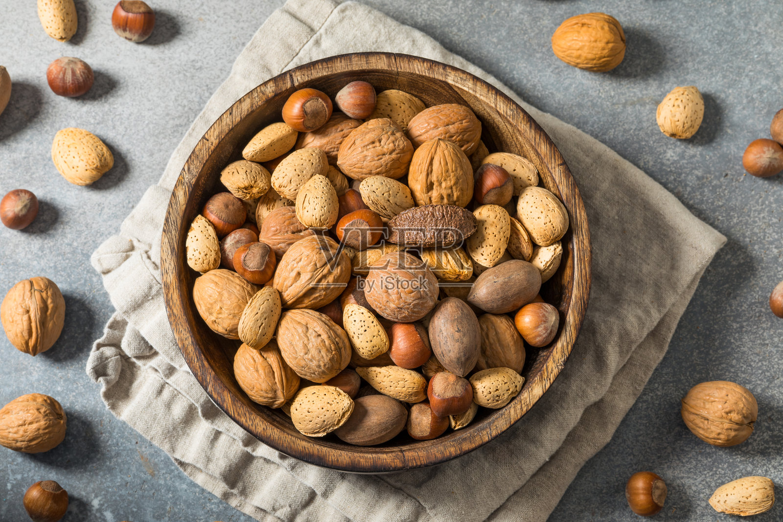 有机混合坚果照片摄影图片