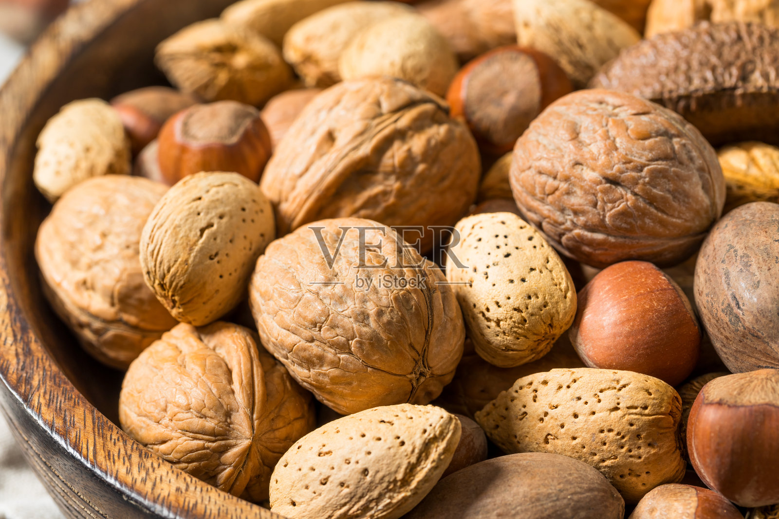 有机混合坚果照片摄影图片