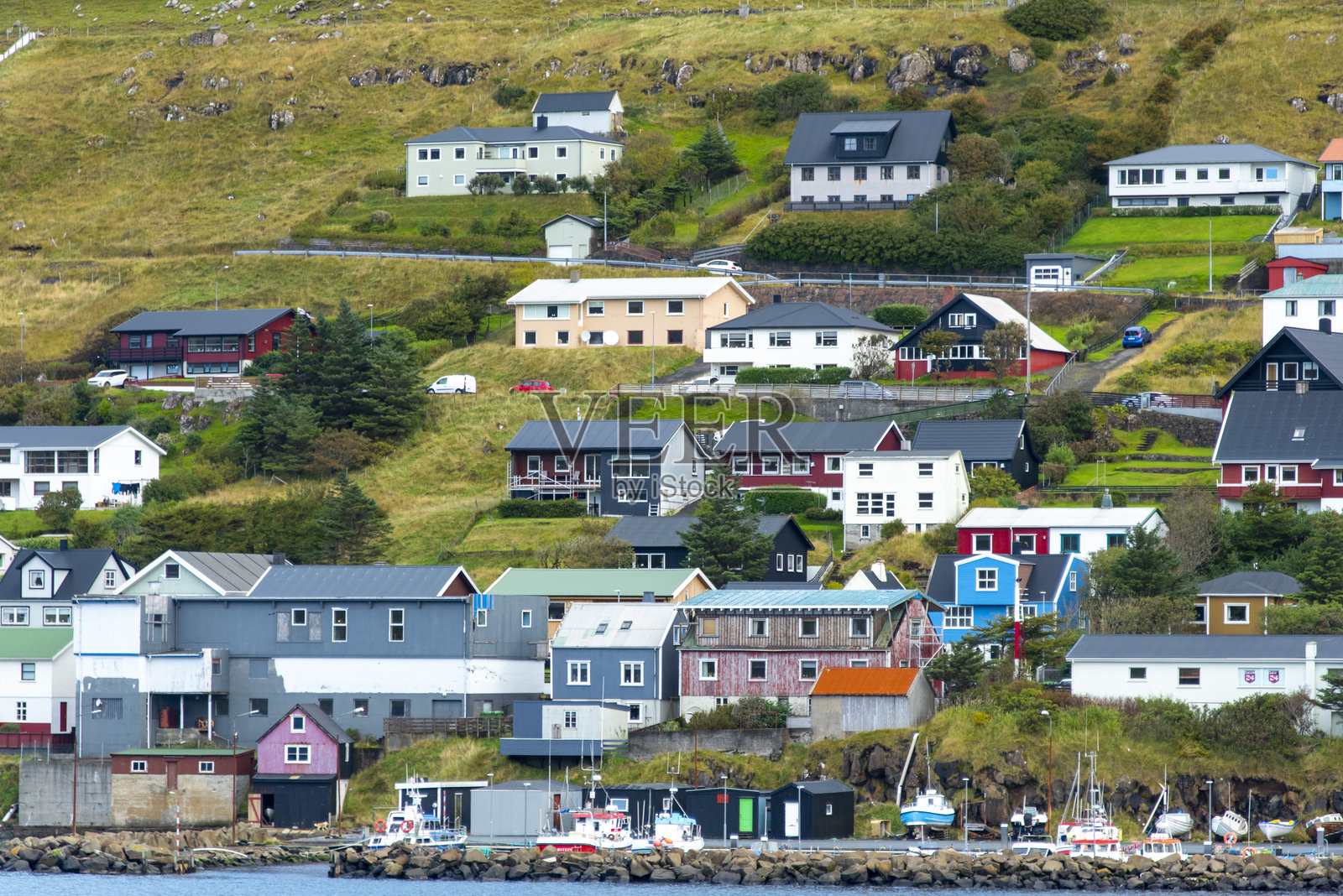 Tvoroyri 村庄照片摄影图片