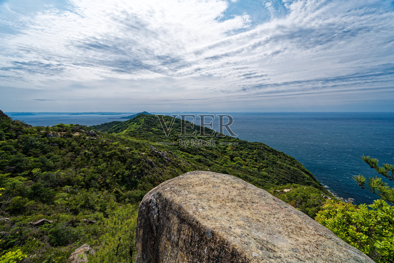 日本糸岛立石山的景色照片摄影图片
