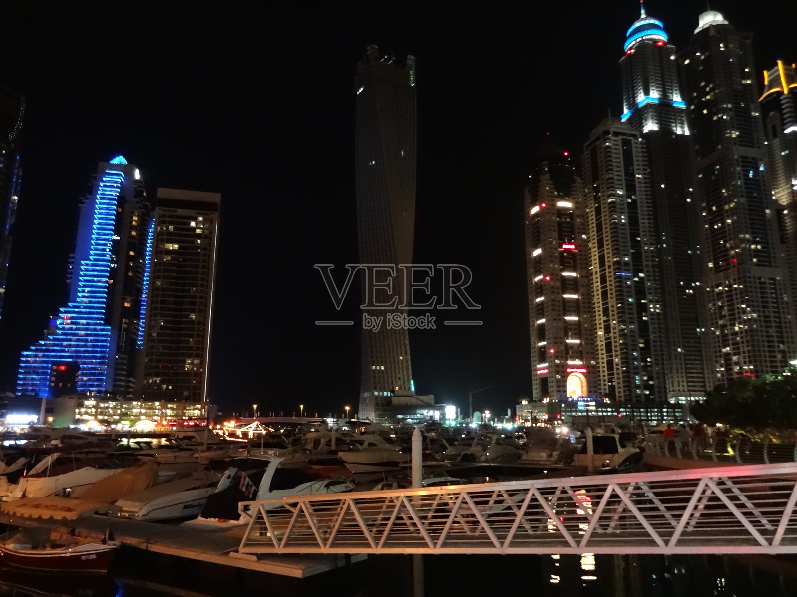 迪拜码头城市景观照片摄影图片