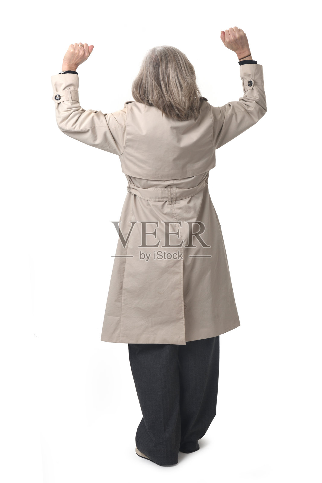 成年女性在白色背景上摆姿势照片摄影图片