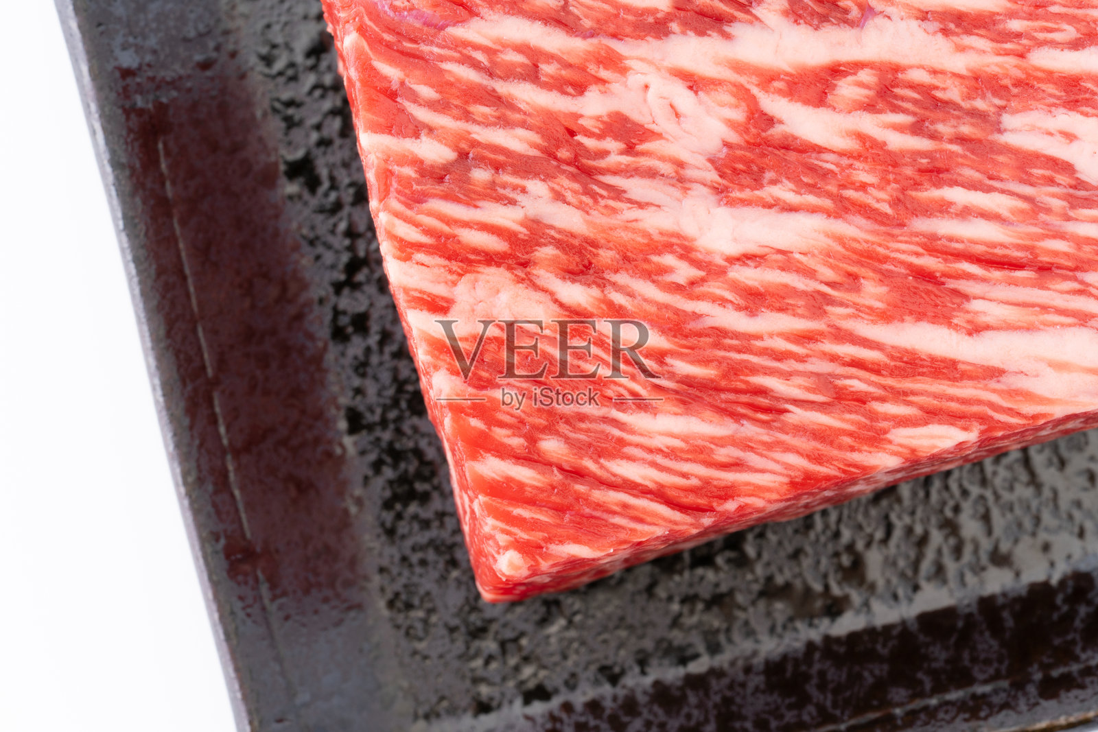 优质日本和牛肉圆块特写照片摄影图片