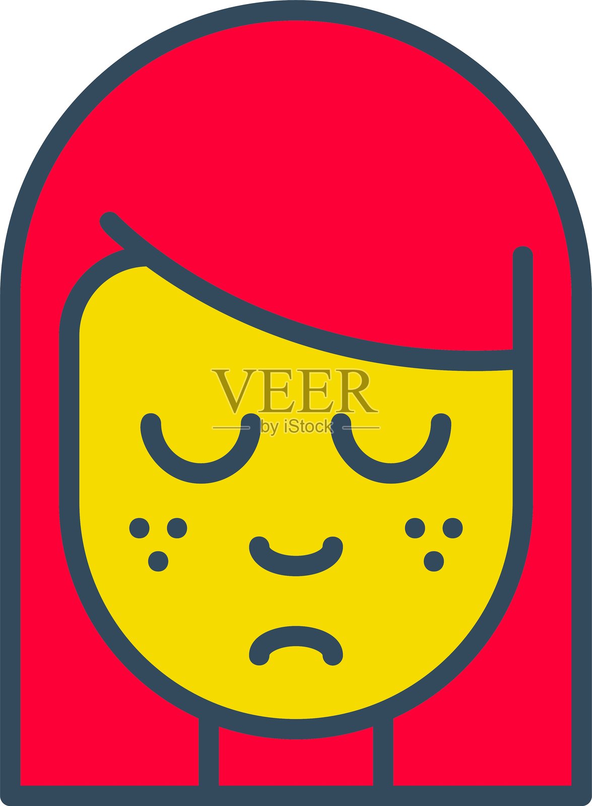 雀斑图标插画图片素材