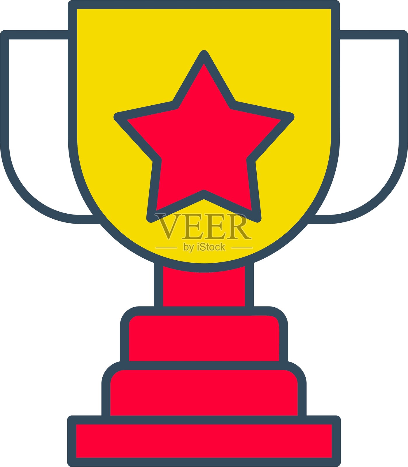 奖杯图标插画图片素材