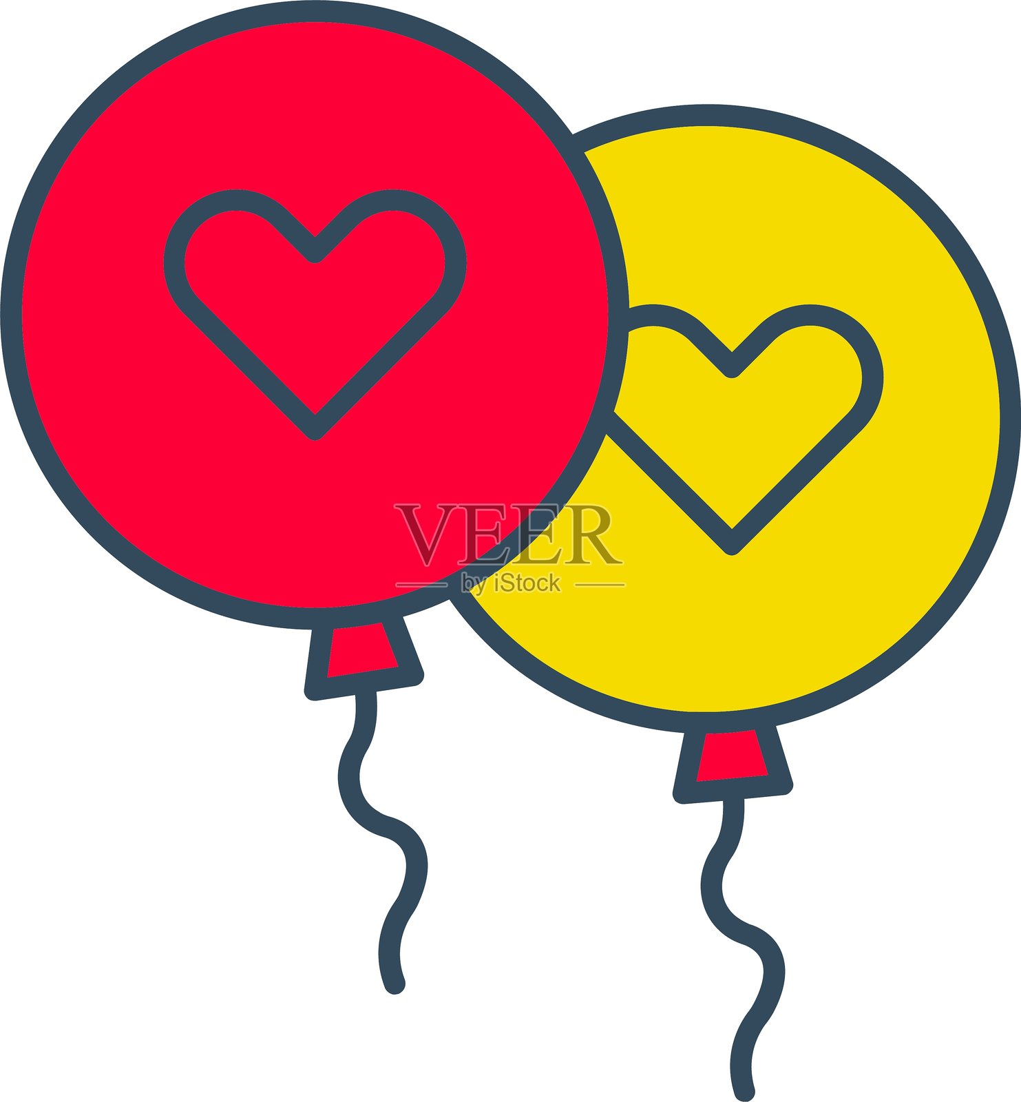 气球图标插画图片素材