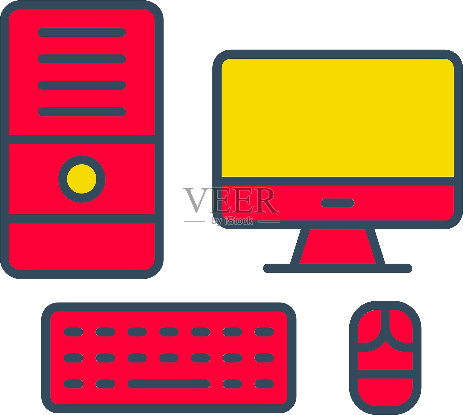 计算机图标插画图片素材