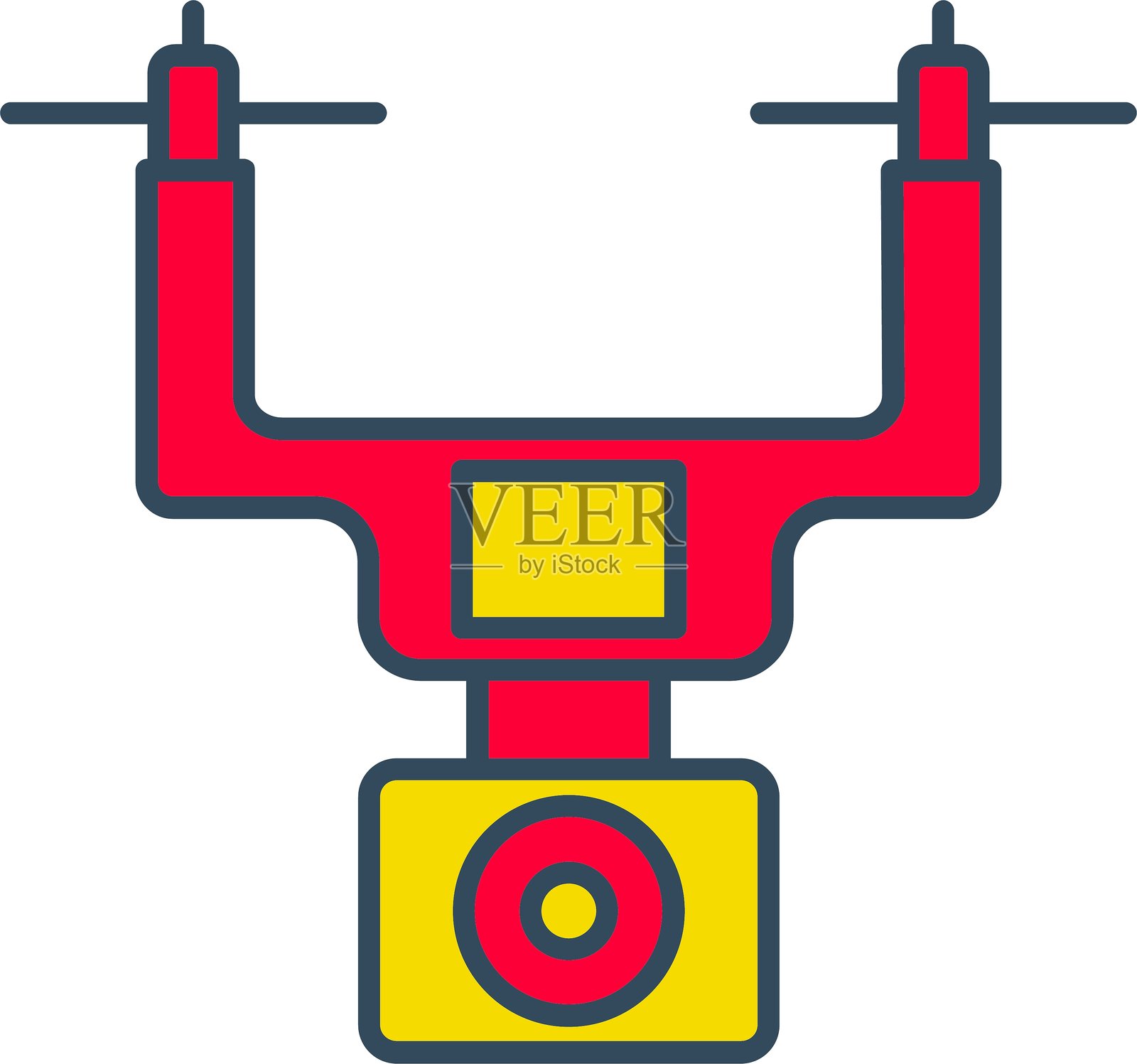 无人机图标插画图片素材