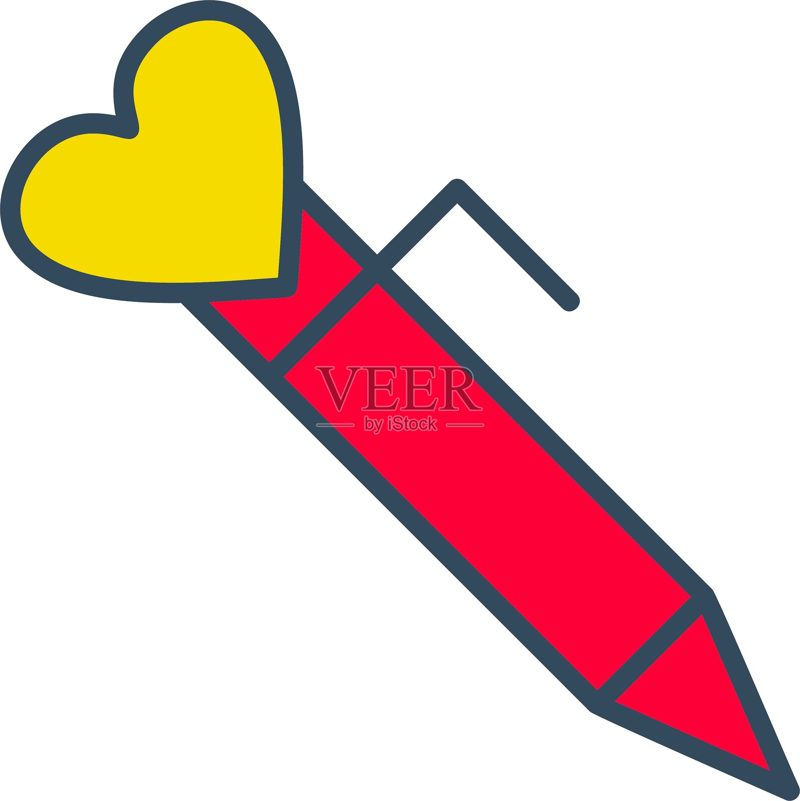 圆珠笔图标插画图片素材