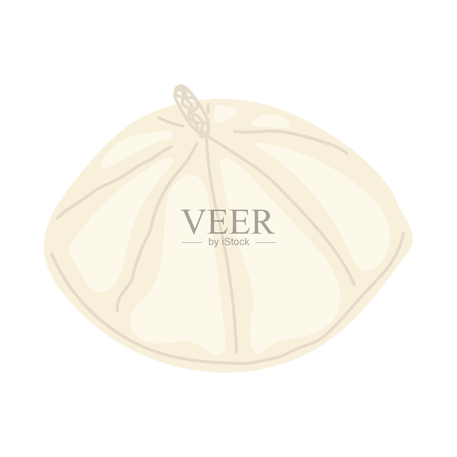 红衣主教的圆顶帽或小圆帽。梵蒂冈主教的帽子。矢量插图插画图片素材