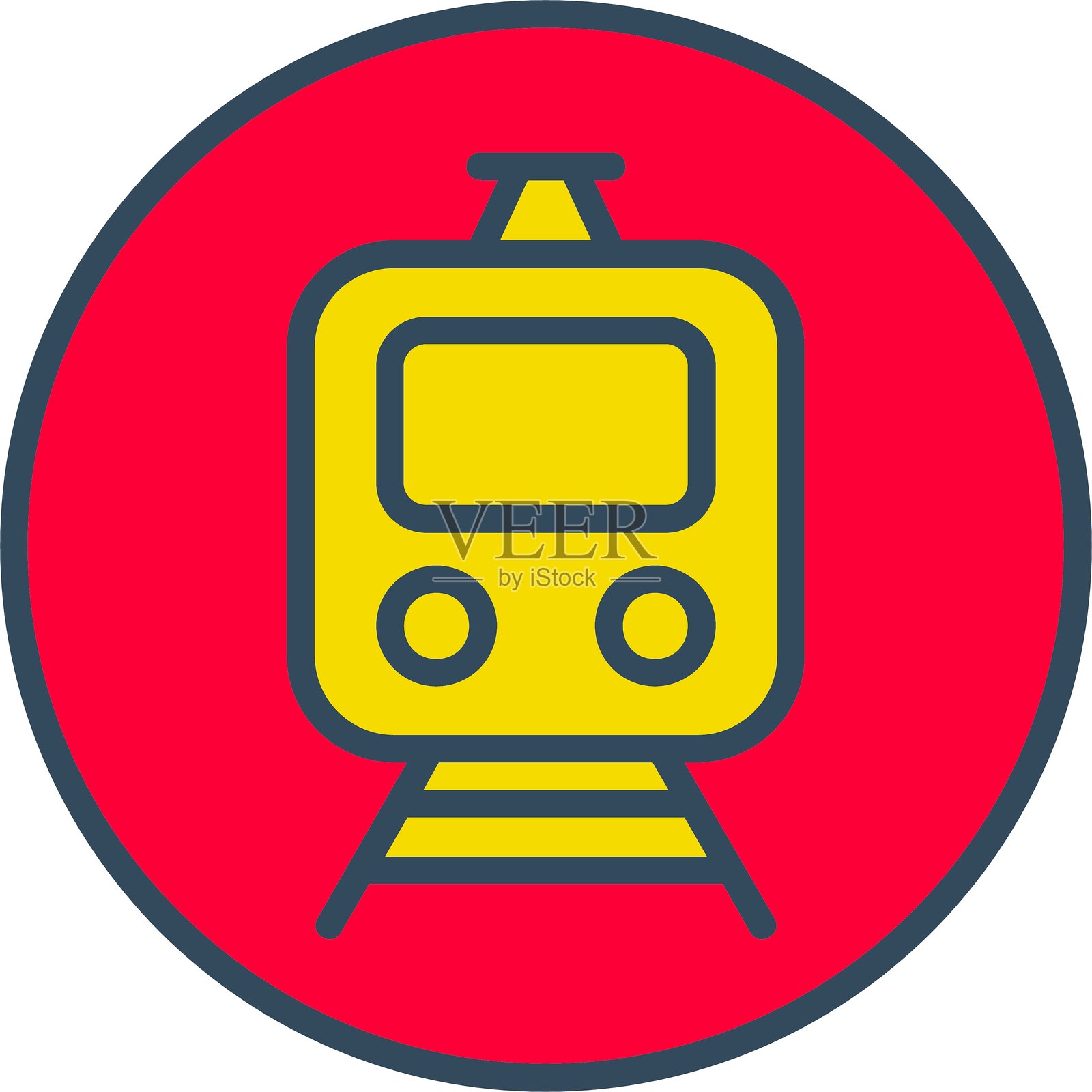 电车图标插画图片素材