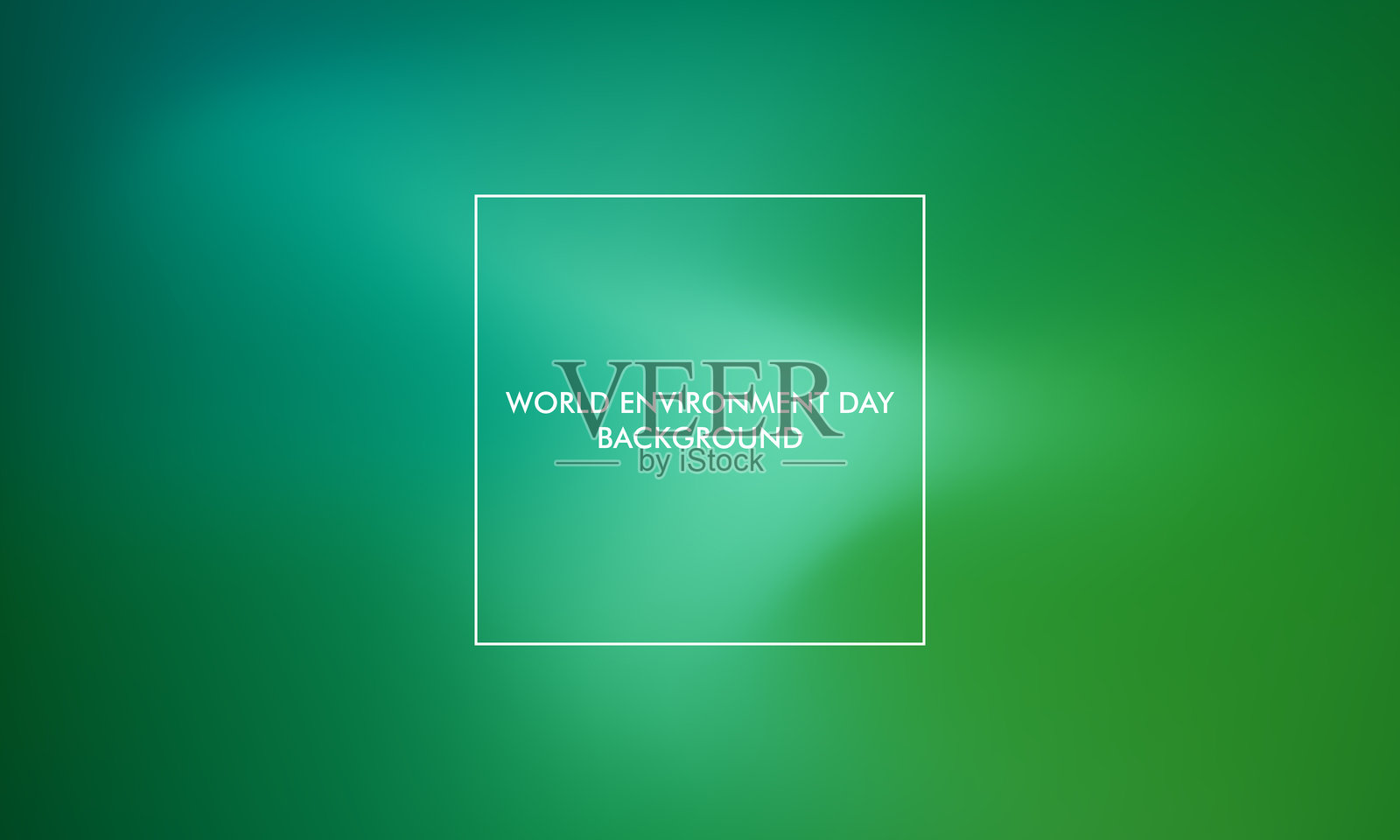 世界环境日渐变背景，适合海报、社交媒体、背景、壁纸和横幅使用插画图片素材