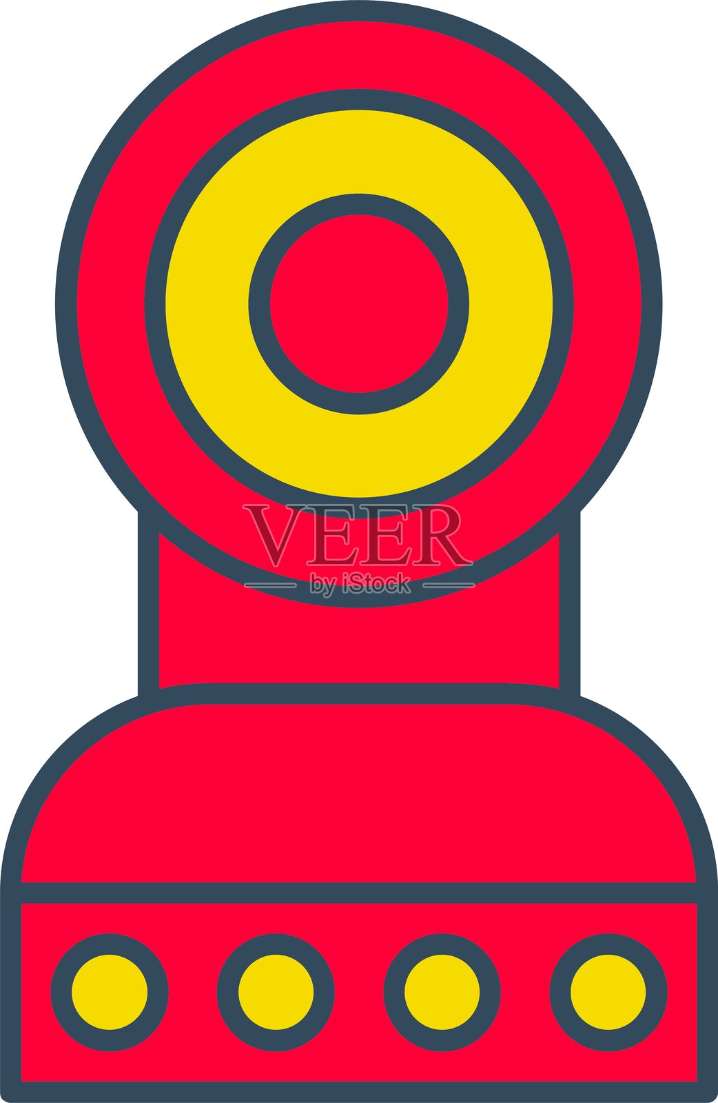 网络摄像头图标插画图片素材