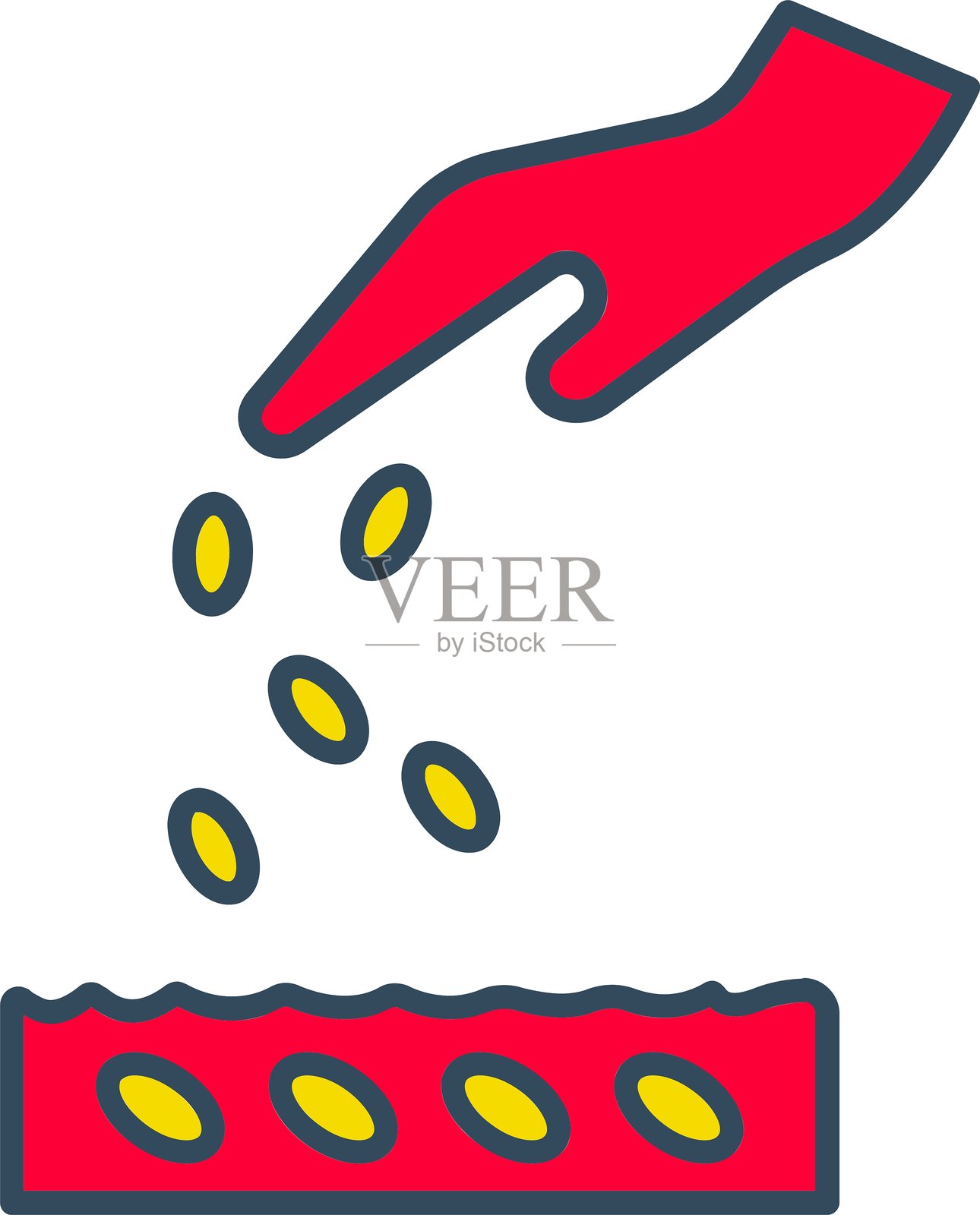 播种图标插画图片素材