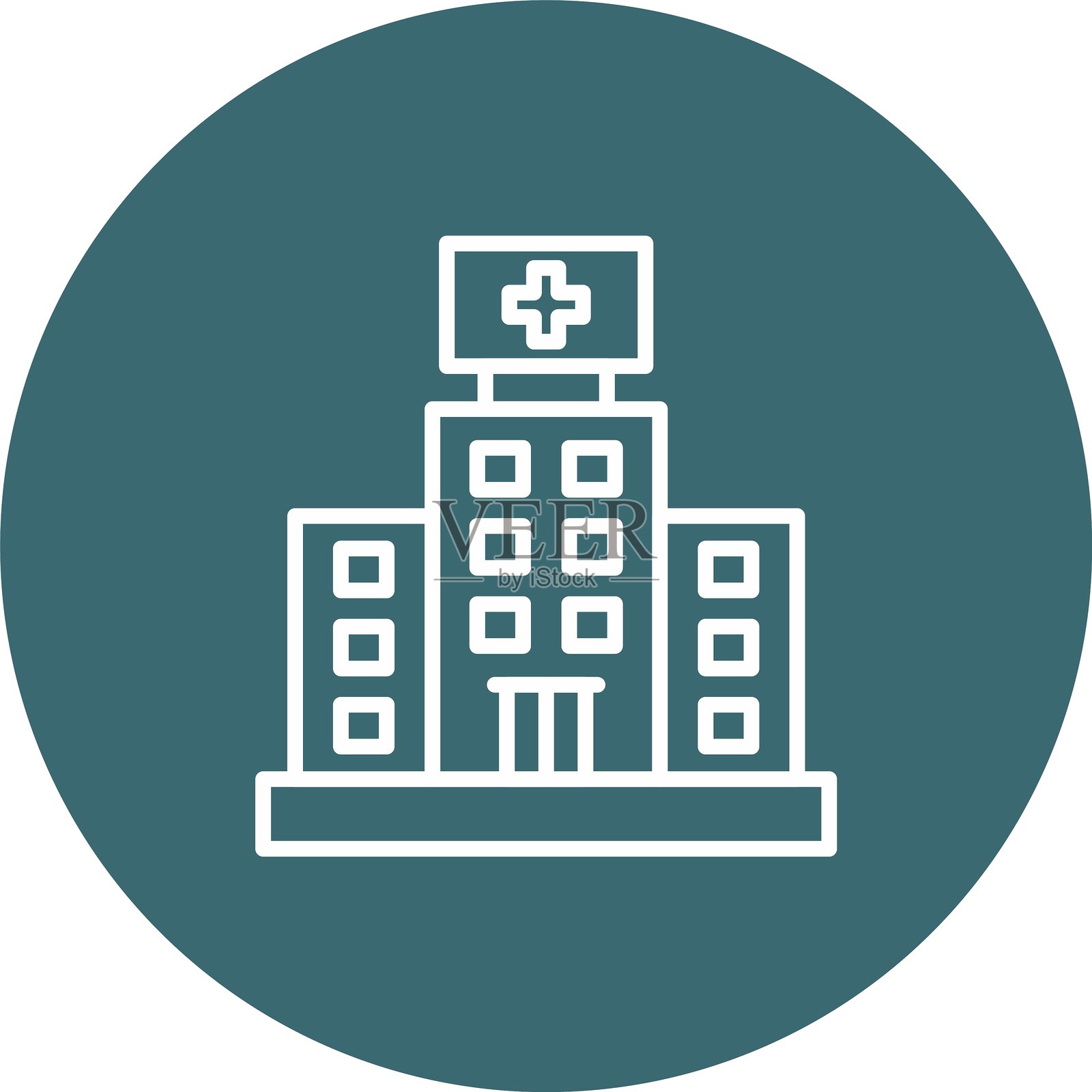 医院图标插画图片素材