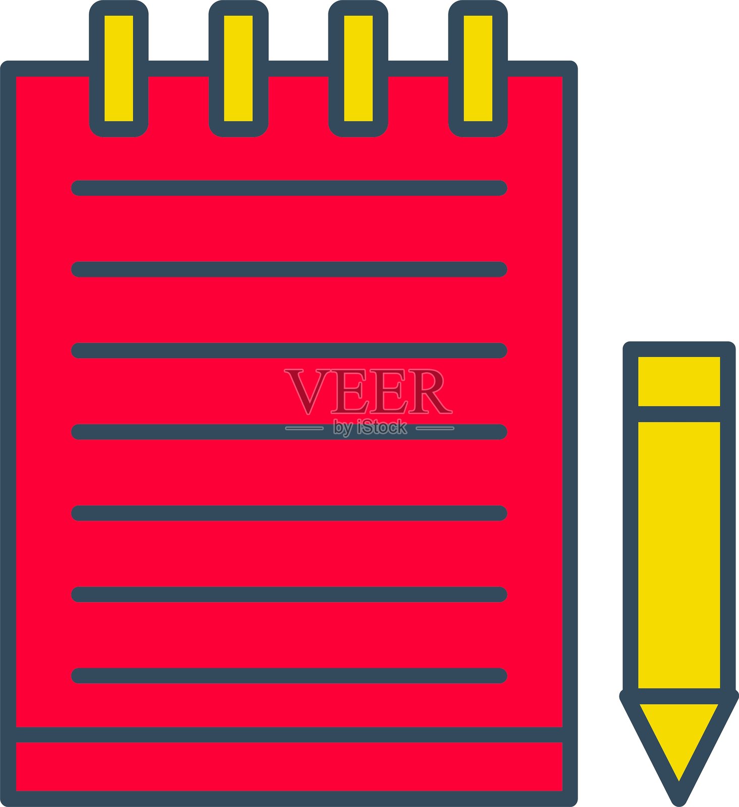 笔记图标插画图片素材