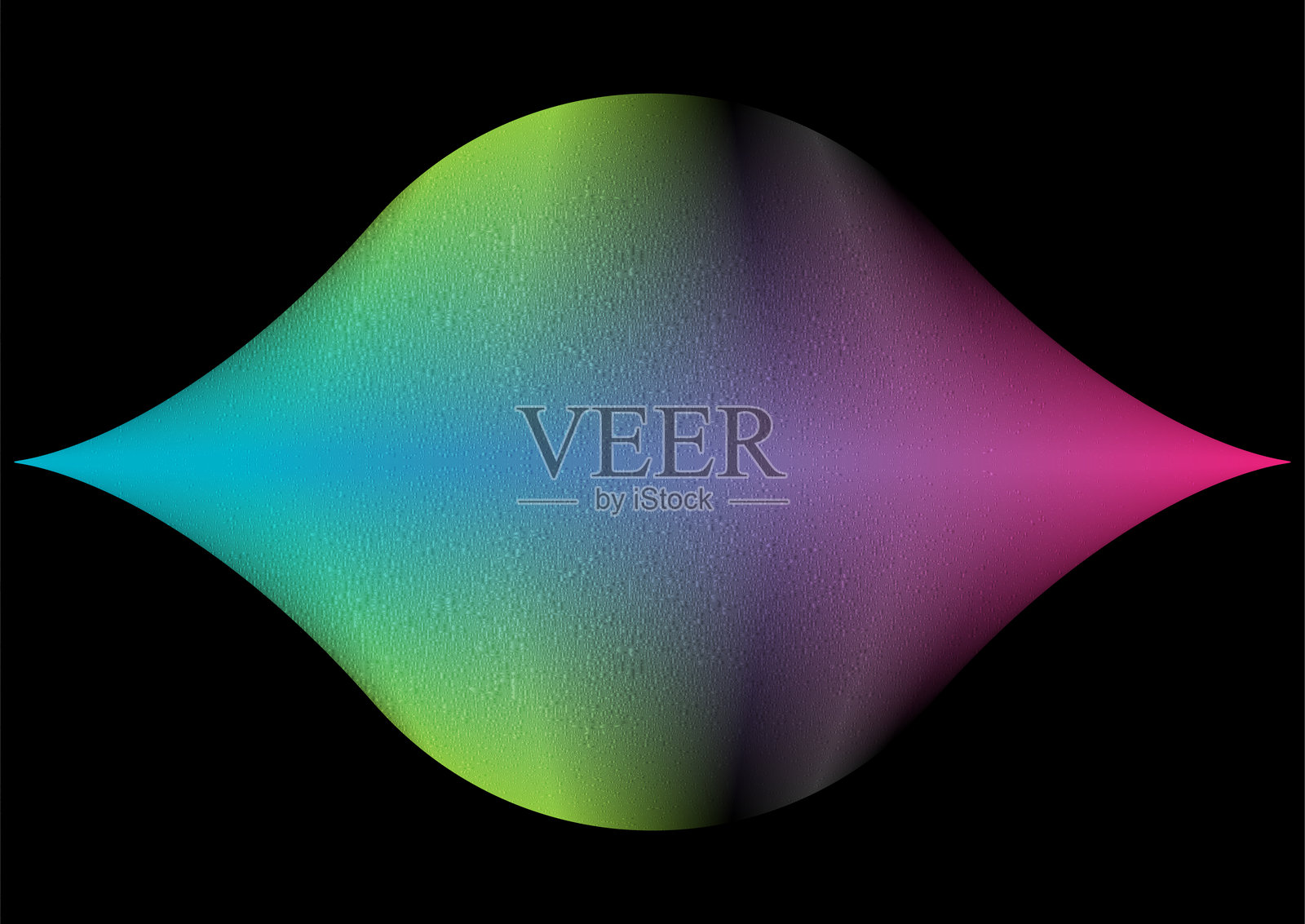 明亮光滑的液体渐变几何形状与颗粒噪声的抽象背景插画图片素材