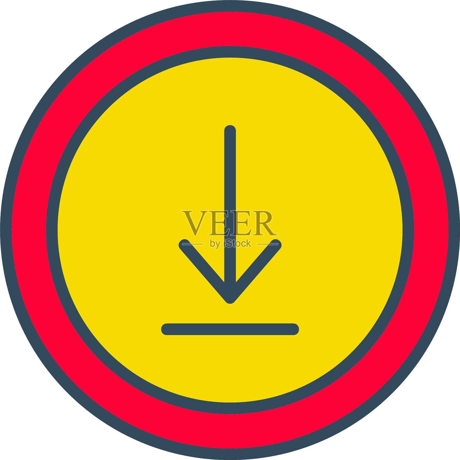 底部图标插画图片素材