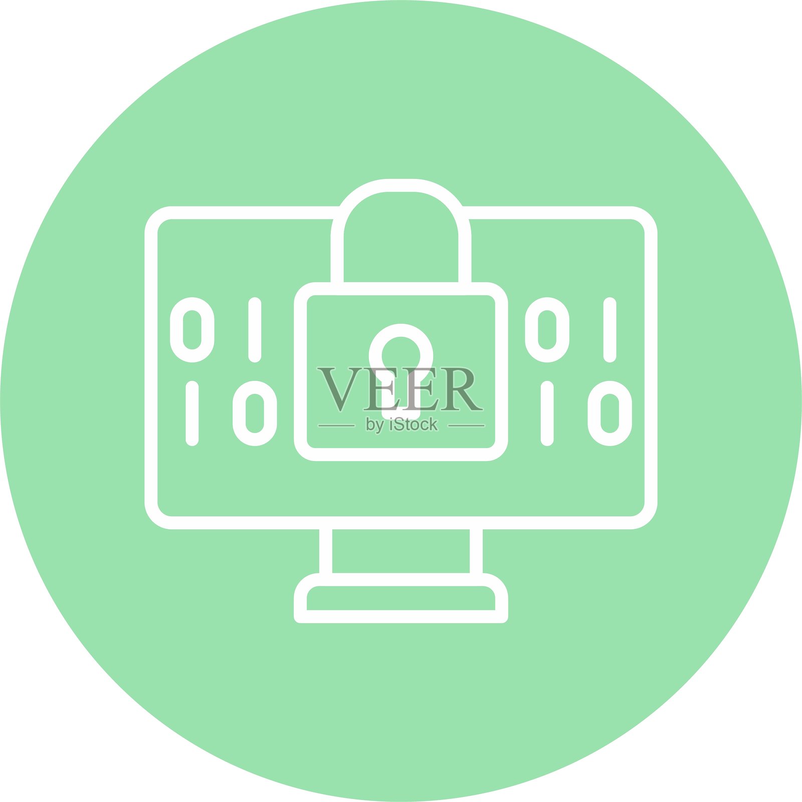 数据泄露新图标设计创意插画图片素材