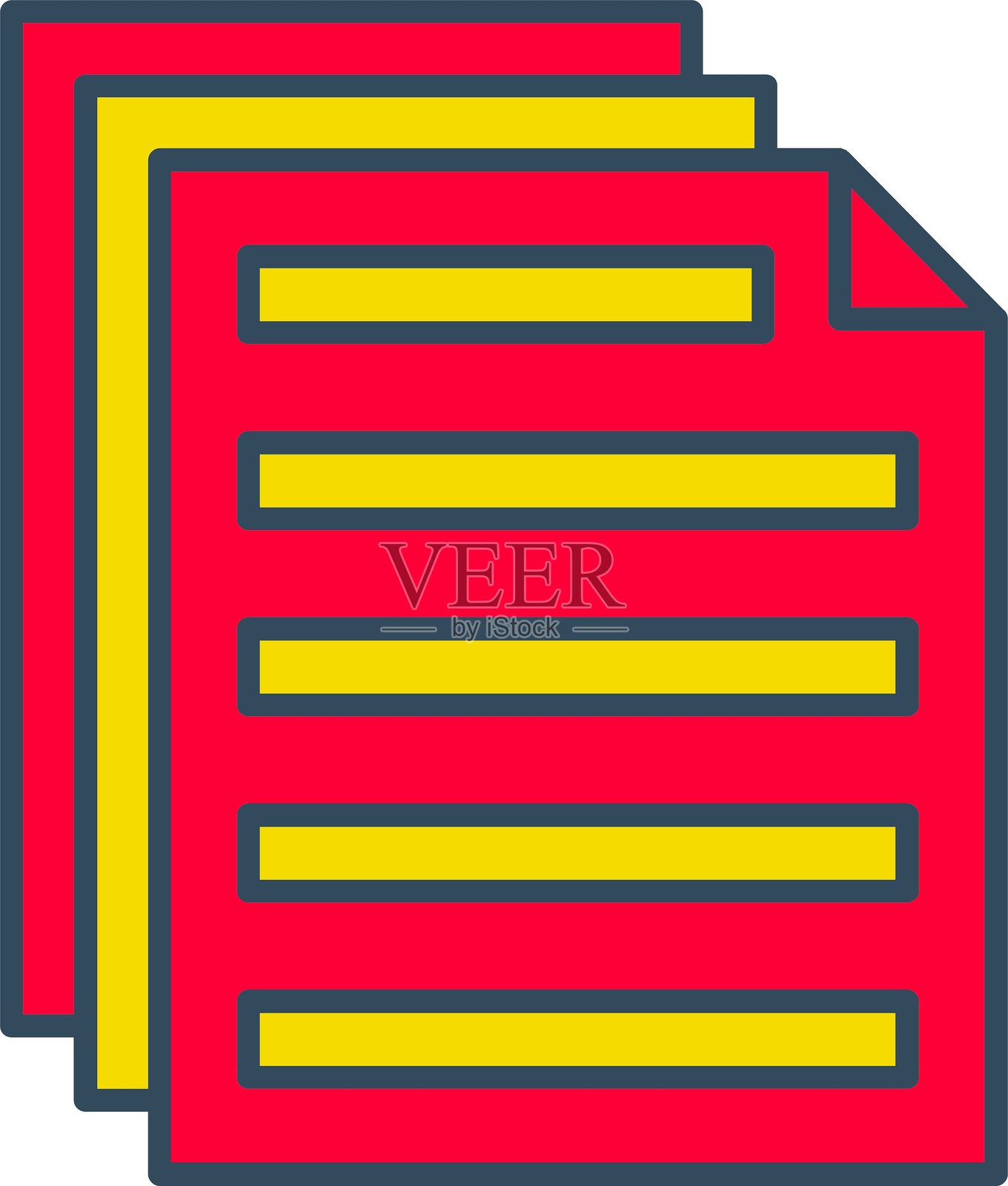 纸张图标插画图片素材