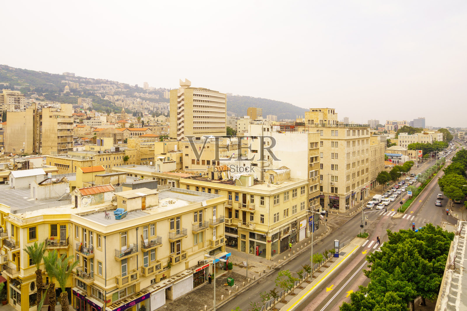 海法市中心景观照片摄影图片