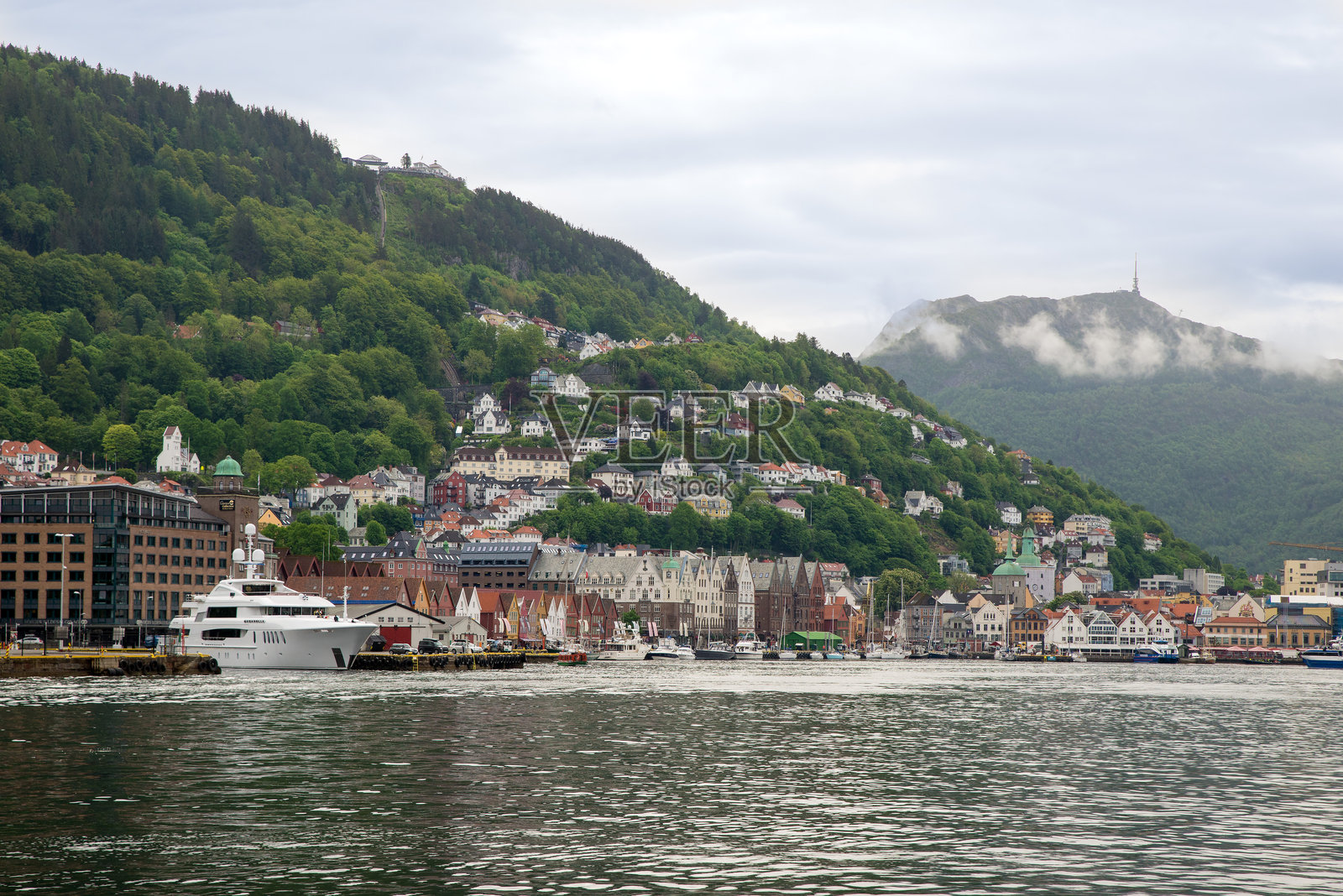 卑尔根，挪威照片摄影图片