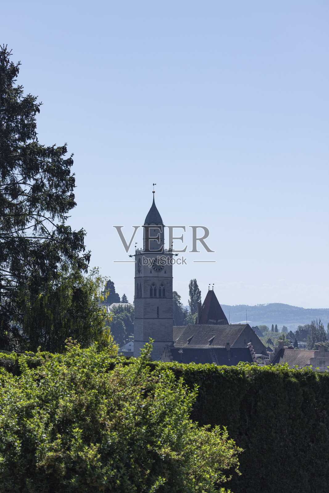 乌贝尔林根的教堂照片摄影图片