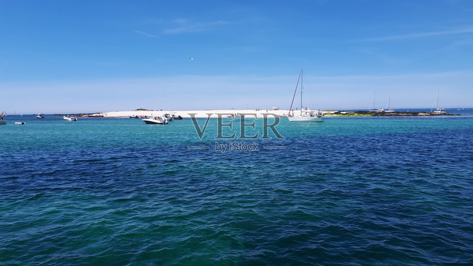 在格伦南群岛乘船照片摄影图片