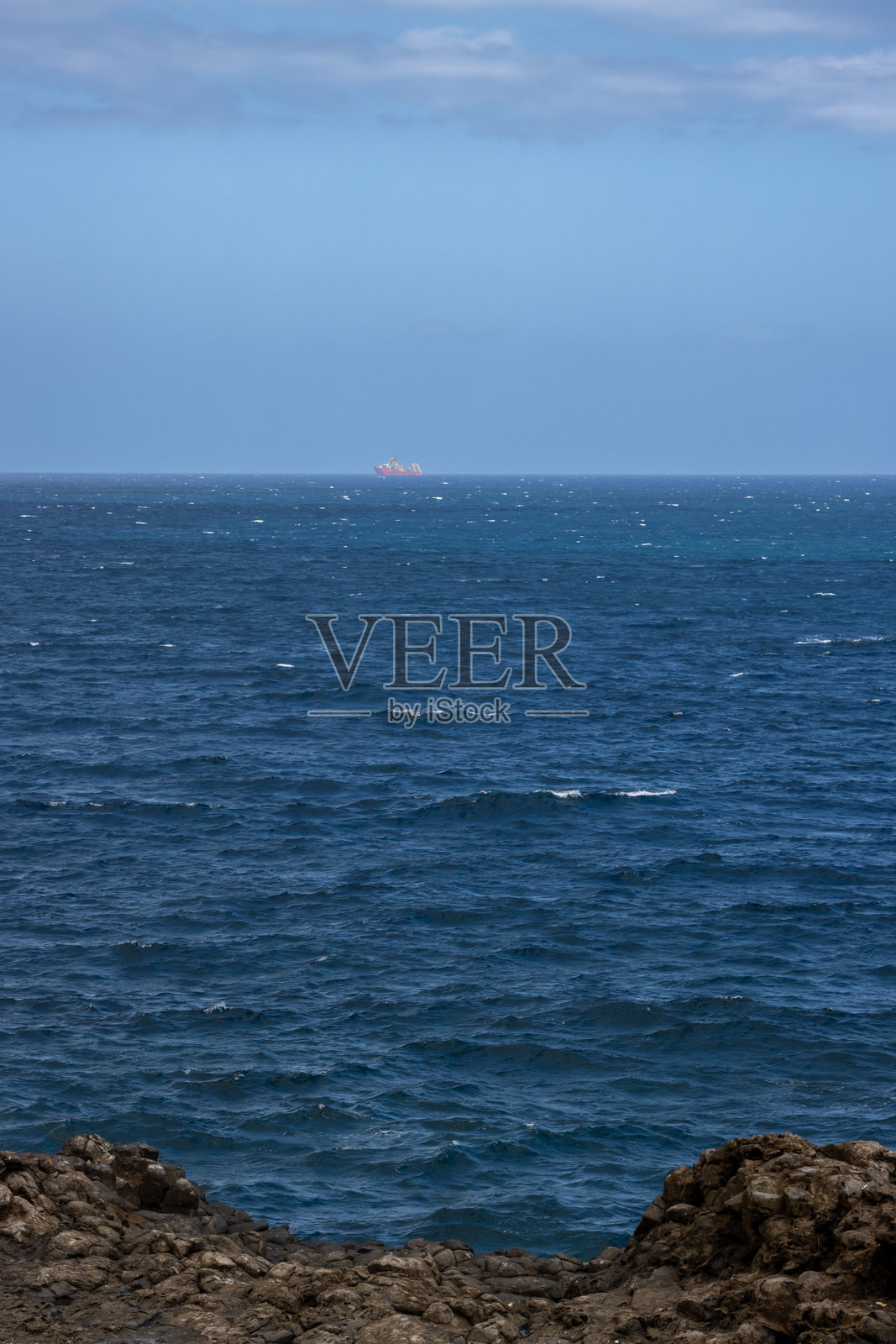 西班牙大加那利岛的大西洋海岸照片摄影图片