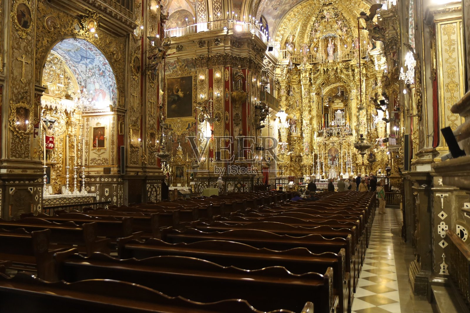 格拉纳达 - 圣约翰·戈德大教堂照片摄影图片