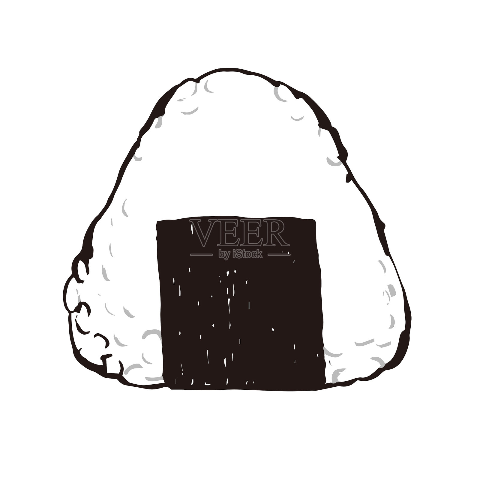 米球水墨画插图插画图片素材