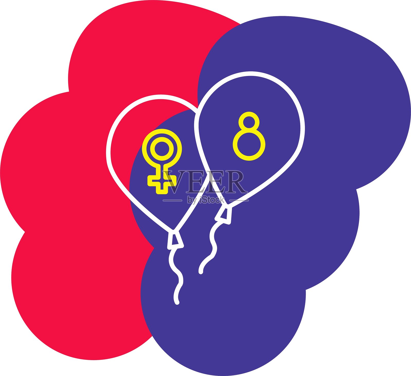 气球图标插画图片素材