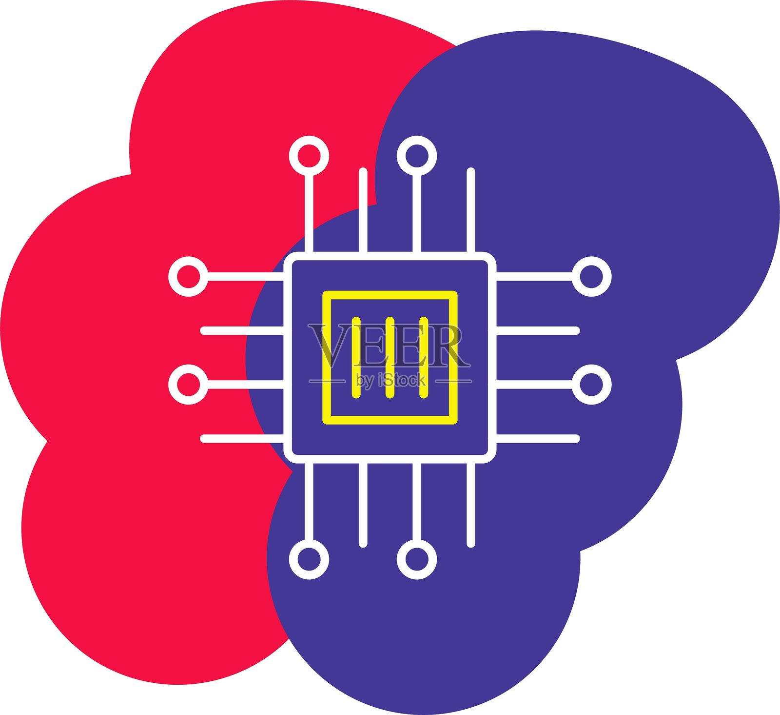 处理器图标插画图片素材