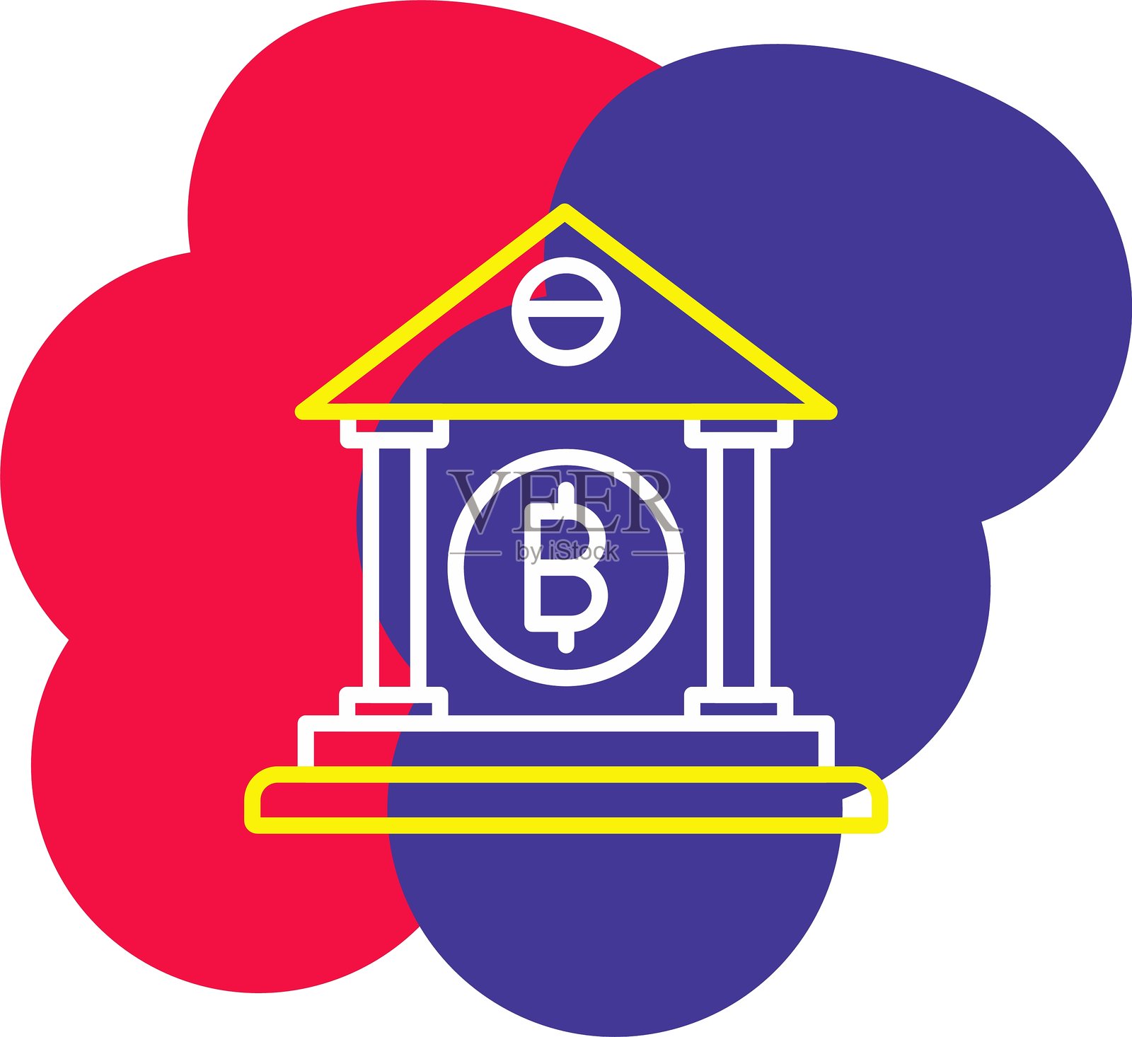 银行图标插画图片素材