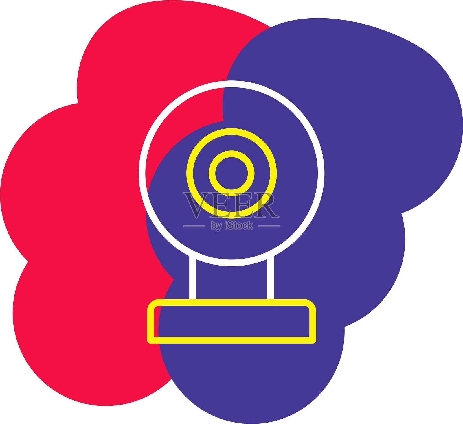 网络摄像头图标插画图片素材