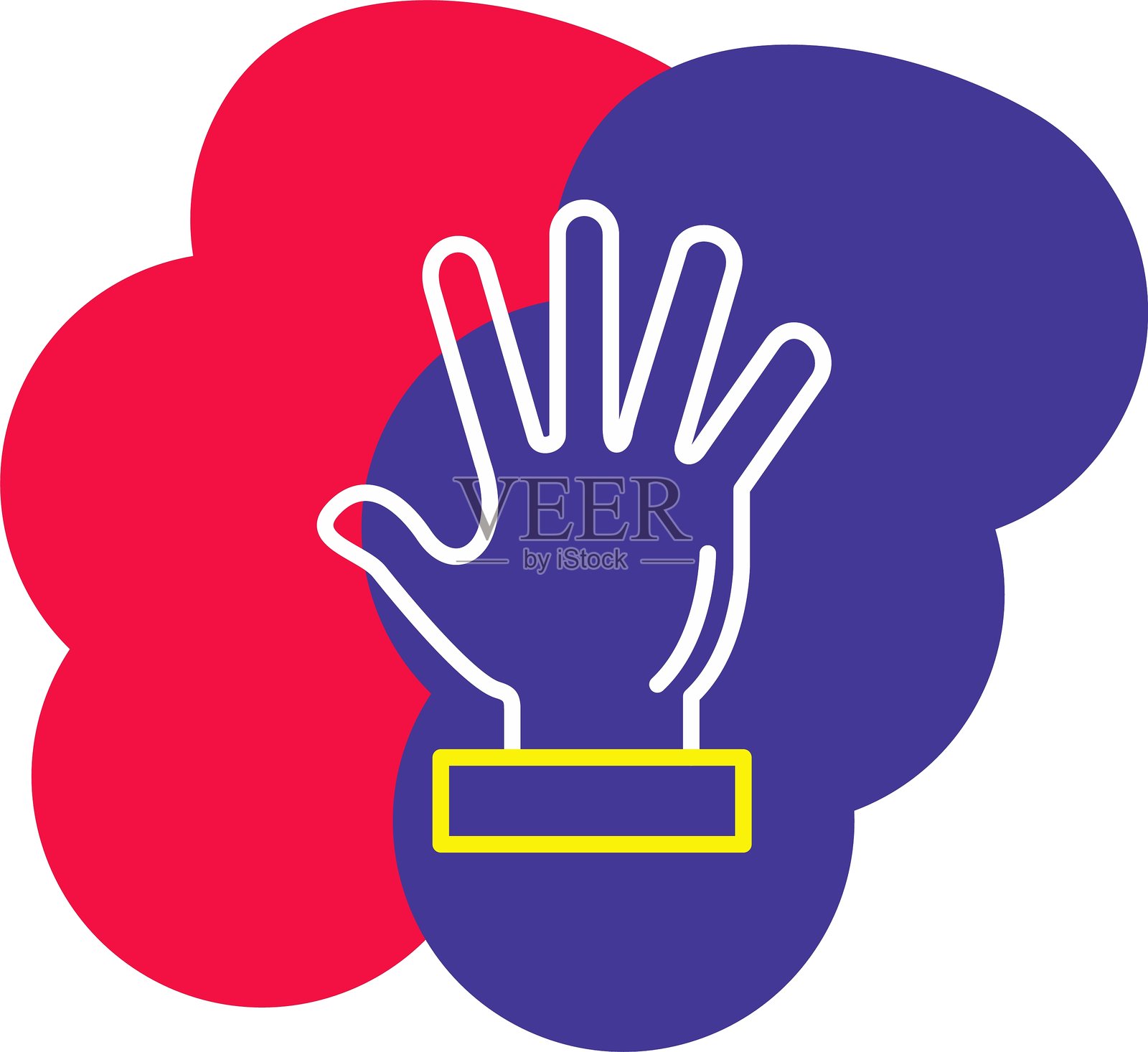 手势图标插画图片素材