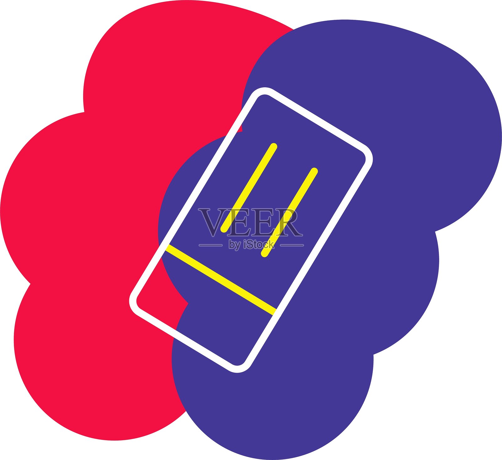 橡皮擦图标插画图片素材